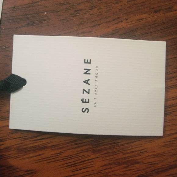 SEZANE Real Silk Navy Floral Wrap Skirt Sz 34 Small NWT - Picture 5 of 7